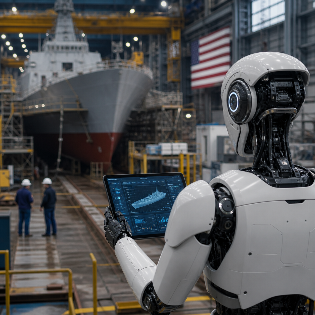 How Physical AI and Robotics Are Reviving U.S. Shipbuilding