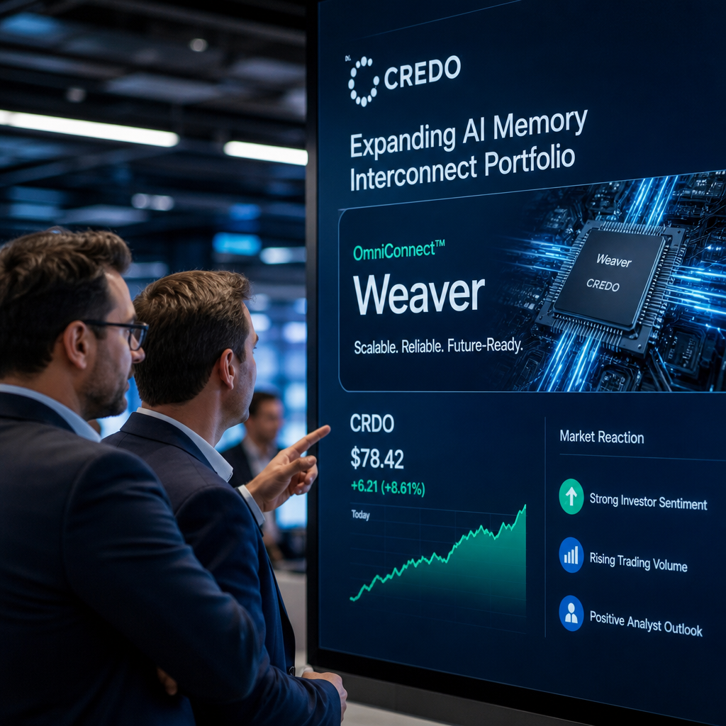 Decoding Investor Reactions: Credo’s AI Memory Expansion with OmniConnect Weaver